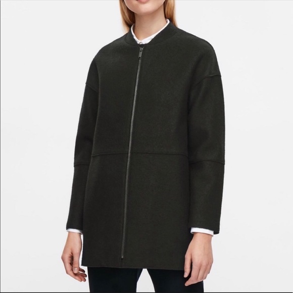 cos boiled wool jacket
